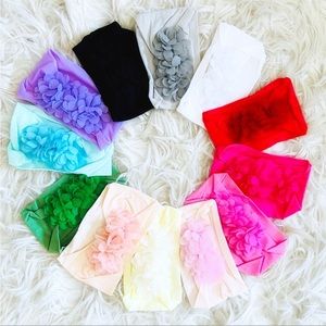 NEW 12 Boutique Bundle Newborn Infant Baby Head Wrap Hair Headband Set Accessory